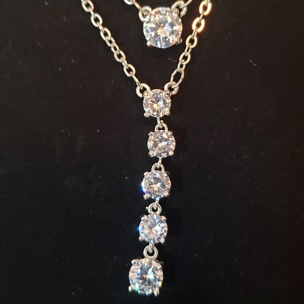 Gorgeous Gemma Layne Scattered CZ Necklace